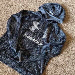 Boys Under Armour Hooded Sweatshirt- Large